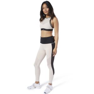 Reebok Studio Strappy Mesh Medium-Impact Bh Damen - Weiß - DE 962-HXE